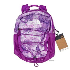 The North Face Women's Borealis Mini Backpack Purple Cactus Flower Dye Print